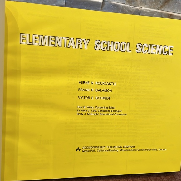 Elementary School Science Book - Picture 5 of 10